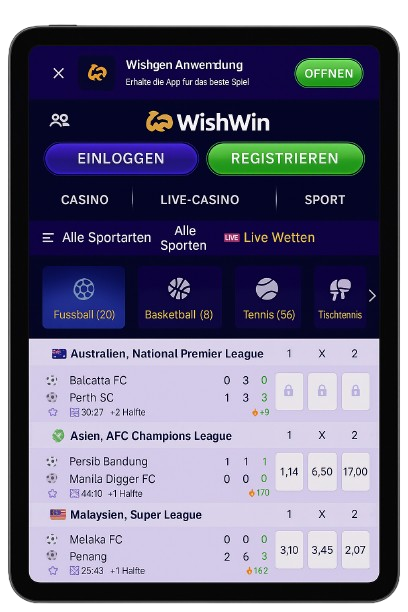 Wish Win casino France Registre
